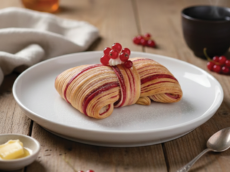 Schleife Erdbeer Dänisch