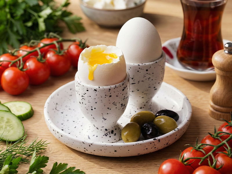 Gekochtes Ei