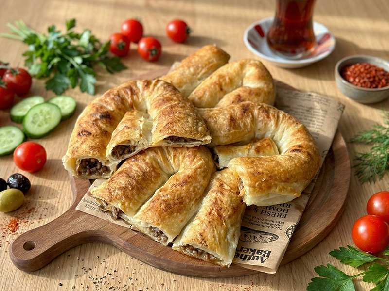 Hackfleisch Arm Börek Portion